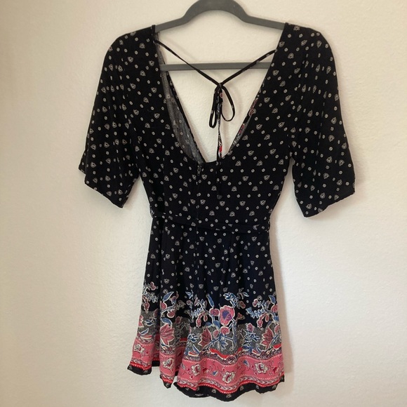 Anthropologie Inspired Floral Romper - Picture 2 of 3